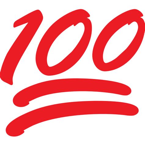 100 Emoji Transparent Png Stickpng