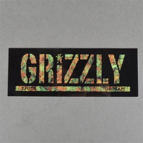 Grizzly Griptape Torey Kush Skateboard Sticker Grizzly Griptape From
