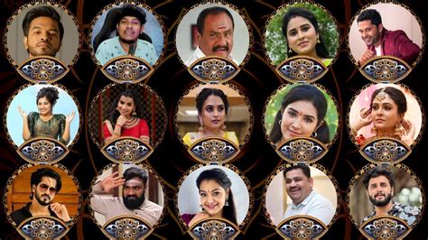 Bigg Boss Season 7 Tamil Contestants List With Photos 2023 Final Contestants Vijay