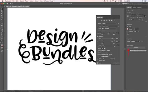 How To Use Image Trace In Illustrator Design Bundles