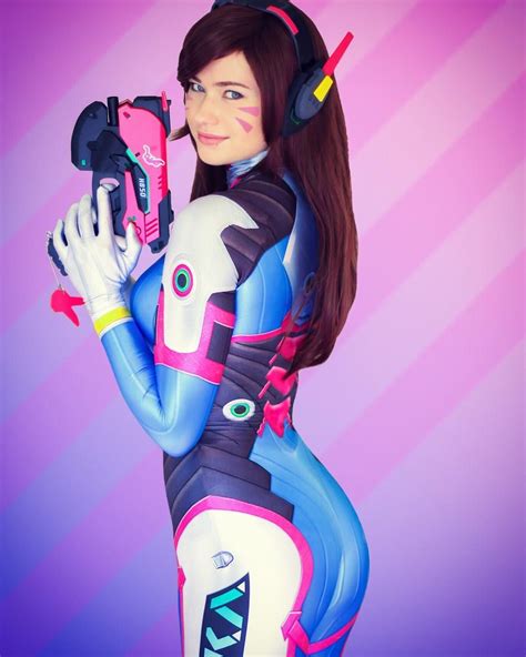 unleash your gaming spirit with this awesome d va cosplay 🎮🐰