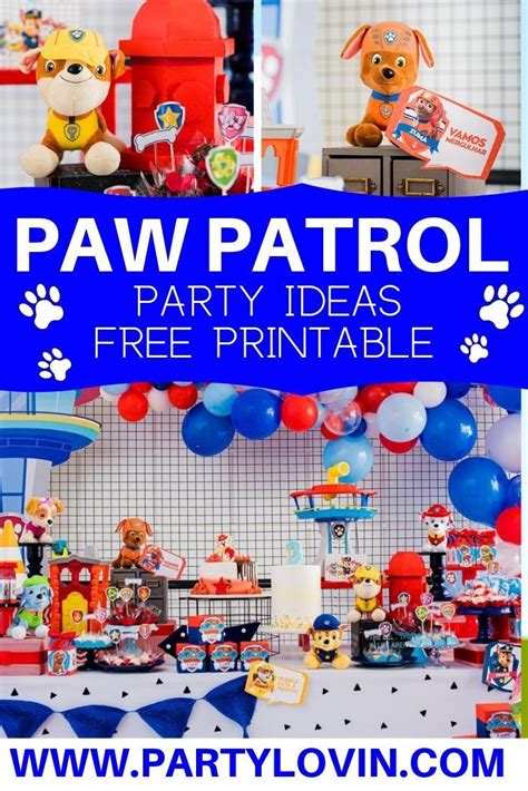 Paw Patrol Birthday Party Ideas Artofit