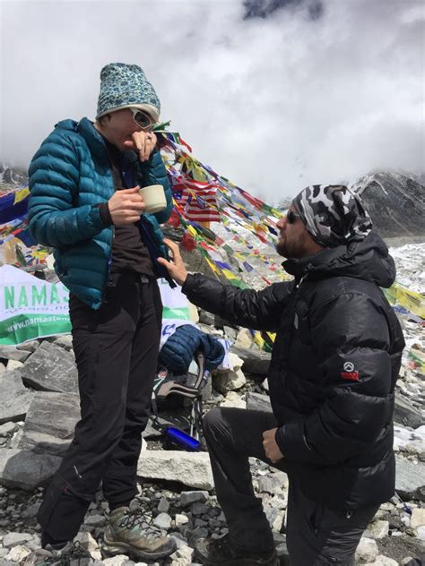 What Happens When Both Of You Want To Propose At Mt Everest A