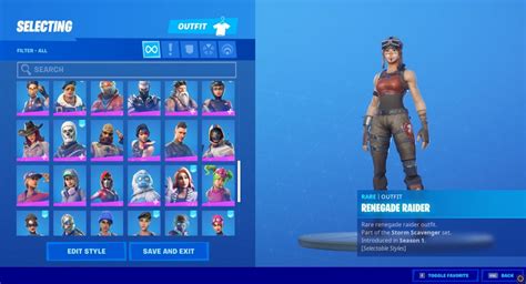 Stacked Renegade Raider Account Sports Tnb