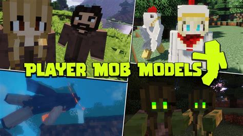 Player Mob Models Resource Pack 1 18 1 1 16 5 Texture Pack Mc