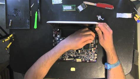 Dell Inspiron Mini 910 Netbook Laptop Take Apart Disassemble How To