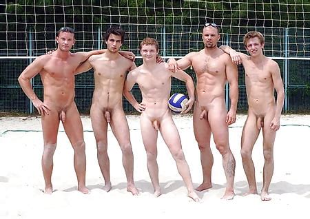 Nude Men Playing
