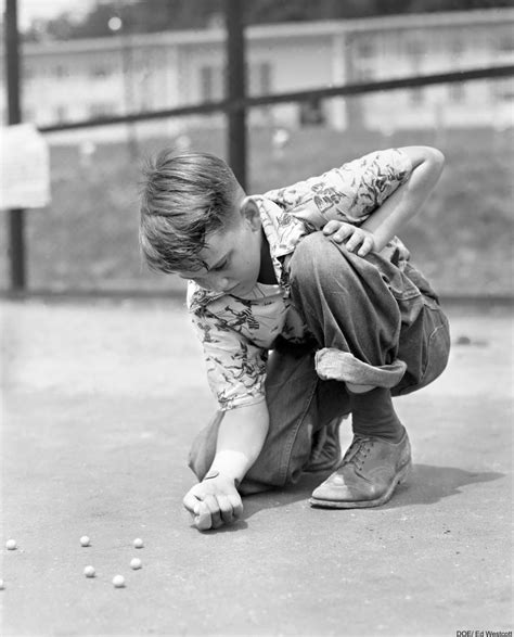 Boy Playing Marbles On The Ground Old Pictures Old Photos Vintage