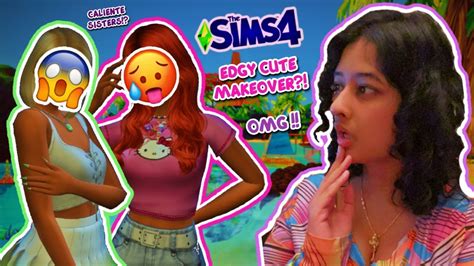 The Caliente Sisters Get Alpha Makeovers💚💗 Sims 4 Create A Sim Cas