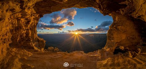 Lincolns Rock Wentworth Falls Sunset Grade 1 Gary P Hayes Photography