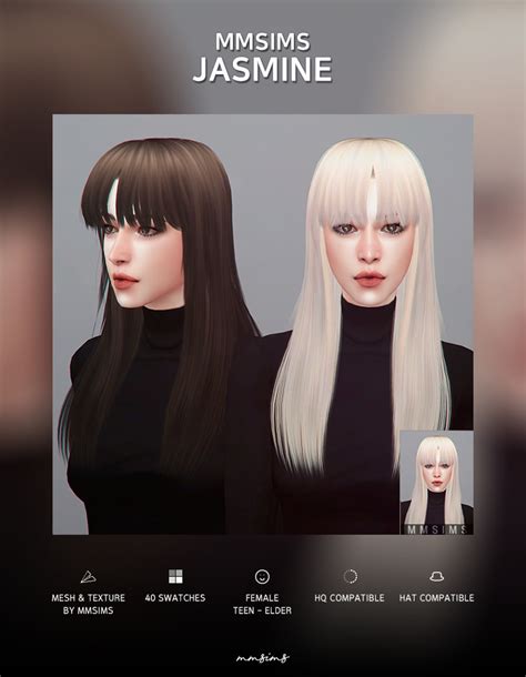 Jasmine Hairstyle From Mmsims Sims 4 Downloads