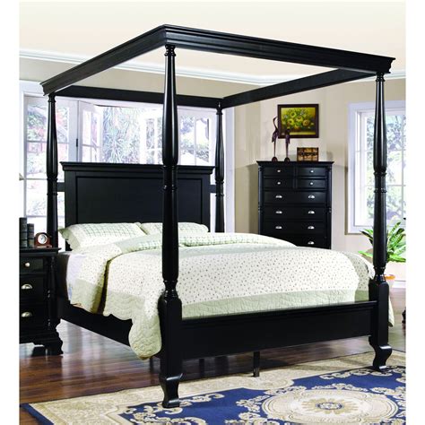 Queen Size Canopy Bedroom Furniture Farmhouse Canopy Bed Wooden Beds Pottery Barn From