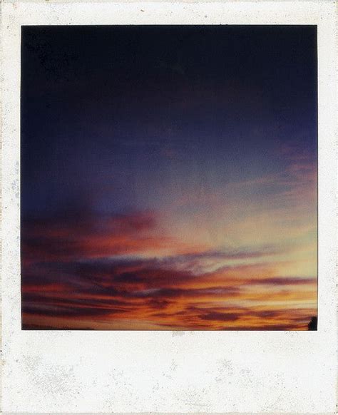 Sunset Polaroid Landscape Pinterest
