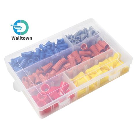 220pcs Electrical Wire Connectors Screw Terminals With Spring Insert