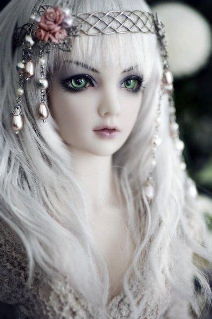 Enchanting White Haired Doll 아트 인형 인형 인형 옷