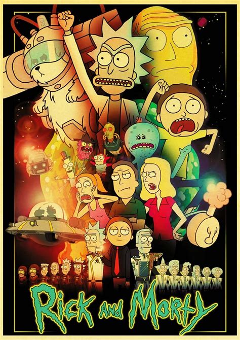 Rick And Morty Retro Wallpapers Wallpaper Cave
