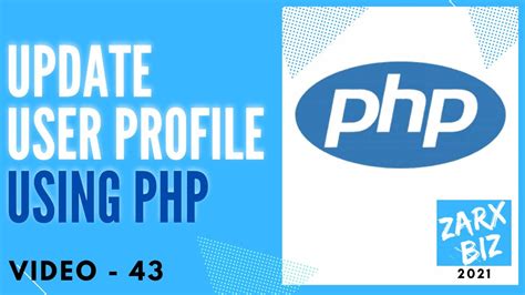 43 User Profile Update In Php Update Form In Php Php Tutorial