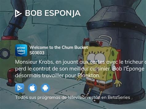 ¿dónde Ver Bob Esponja Temporada 3 Episodio 3 Full Streaming
