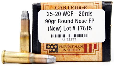 Ventura Heritage 25 20 Wcf 90gr Rnfp Ammo For Sale Ventura Munitions