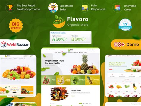 Flavoro Fresh Organic Food Delivery Store Template By Webibazaar Templates On Dribbble