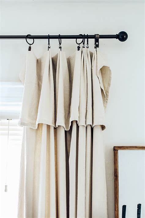 20 Diy Drop Cloth Curtains For You To Make Guide Patterns