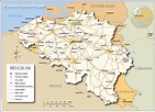 Political Map of Belgium - Nations Online Project