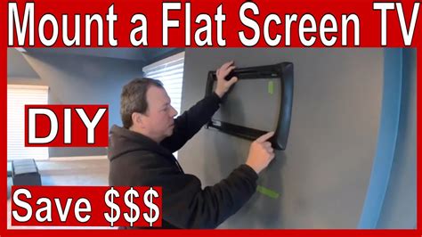 How To Mount A Flat Screen Tv Youtube