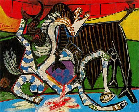 Bullfight Painting By Pablo Picasso 9
