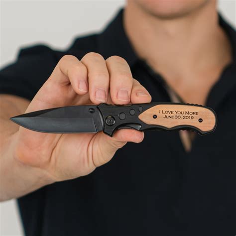 Engraved Pocket Knives The Perfect Custom T For Him Everything