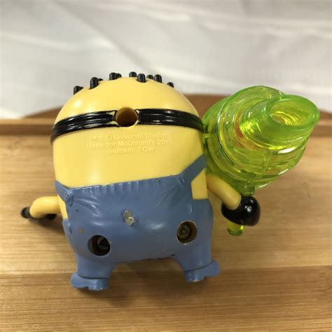 2013 Mcdonald S Despicable Me 2 4 Minion Jerry Whizzer Whistle Happy Meal Toy Ebay