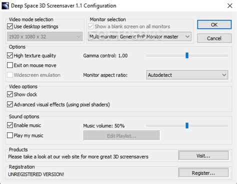 Download Deep Space 3d Screensaver 11 Build 10