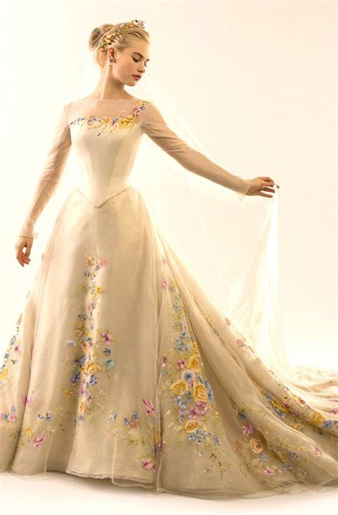 Lily James As Cinderella Costumes By Sandy Powell Disney Wedding