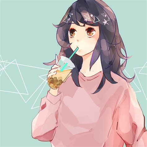 Bubble Tea Anime Girl