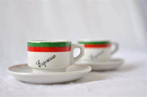 Set Of 2 Vintage Italian Espresso Cups