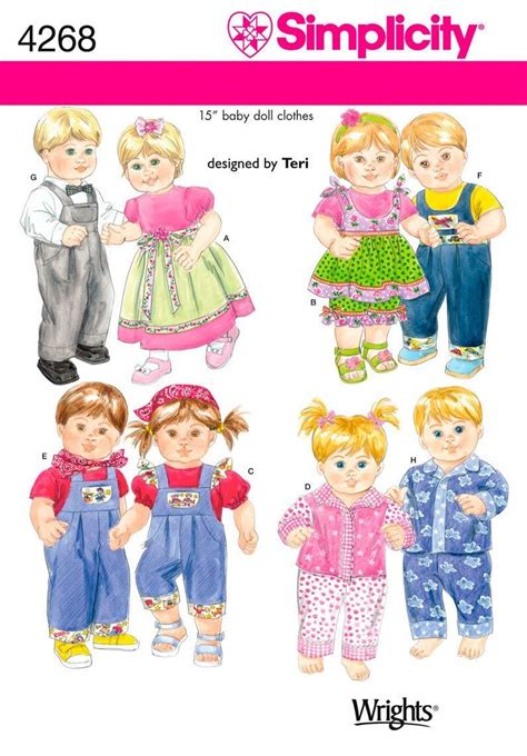 14 Doll Clothes Patterns Free Patterns