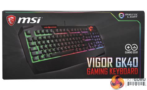 Msi Vigor Gk40 Rgb Gaming Keyboard Review Kitguru Part 2