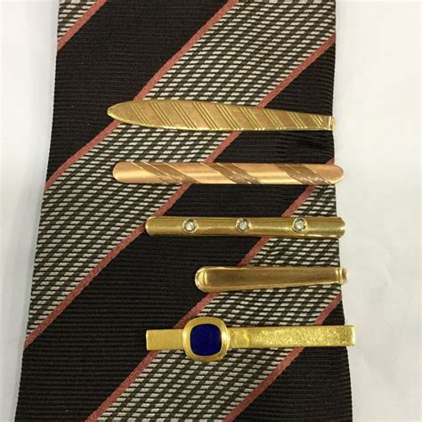 Vintage Gold Tie Bars