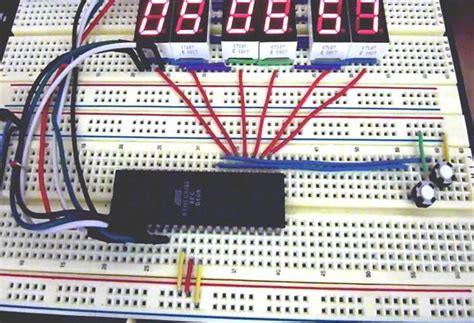 Digital Clock Using Seven Segment Display And Atmega16