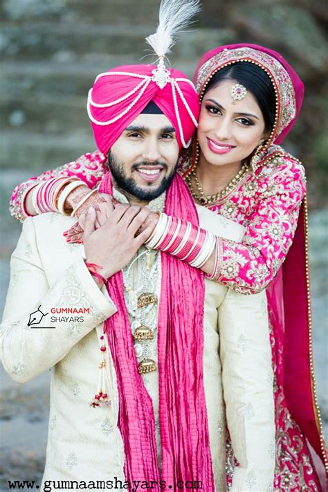 Pin By Gumnaam Shayars On Punjabi Couple Indian Wedding Photography