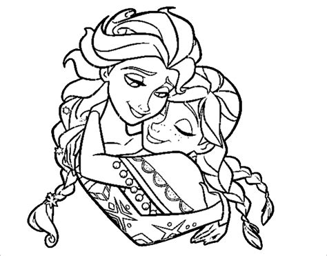 Princess Anna And Elsa Frozen Coloring Page Coloringbay Sexiz Pix