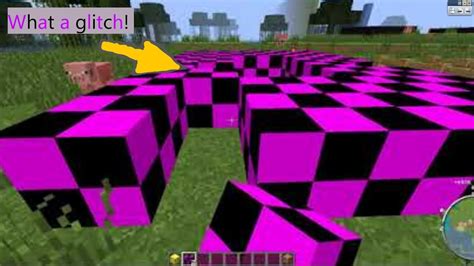 Pink And Black Glitch Block Youtube