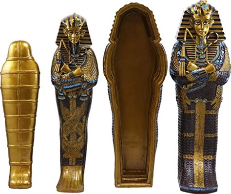 Ebros Large 16 Long Ancient Egyptian Pharaoh King Tut Sarcophagus In A
