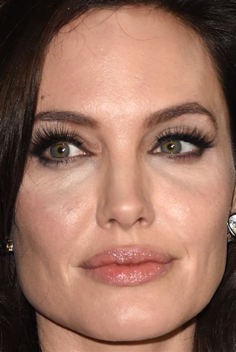Close Up Of Angelina Jolie At The 2015 Critics Choice Awards