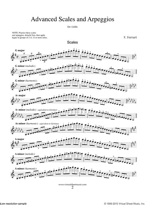 G Major Scale Violin Finger Chart Shakal Blog