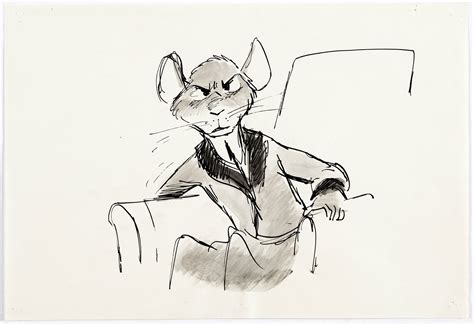 The Great Mouse Detective Concepts Character Dev Drawings Disney 1986