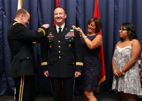 Ryan Pins Second Star Article The United States Army