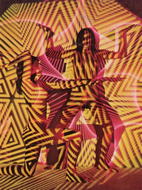 The Psychedelic Nudes Of William Graham Classic Line Form Projection Installation