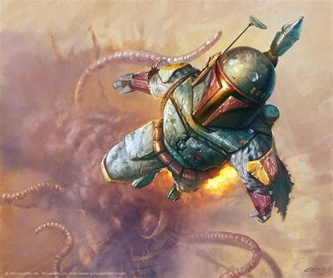 Return Of The Jedi Cristi Balanescu Boba Fett Escapes The Sarlacc Boba Fett