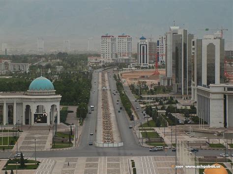 Modern Ashgabat Ashgabat Capital Of Turkmenistan Central