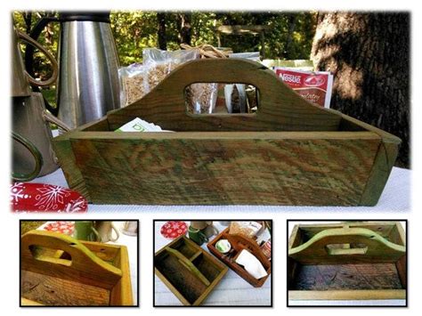 Coffee tables with drawers (sliding): Rustic 1890s Reclaimed Wood Divided 3 Compartment Coffee ...